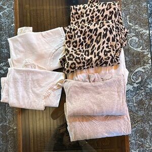 Jcrew sleeveless (2) tissue turtlenecks & 5 long sleeve tissue turtlenecks